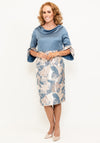 Lizabella Dress, Rose & Blue