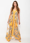 Seventy1 Handkerchief Maxi Dress, Yellow Multi