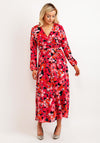 Seventy1 Vibrant Floral Maxi Dress, Fuchsia Multi