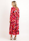 Seventy1 Vibrant Floral Maxi Dress, Fuchsia Multi