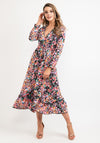 Seventy1 Floral Print Maxi Smock Dress, Pink Multi