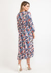 Seventy1 High Low Hem Floral Dress, Blue Multi