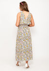 Seventy1 One Size Dainty Floral Maxi Dress, Pink Multi