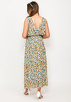 Seventy1 One Size Dainty Floral Maxi Dress, Teal Multi