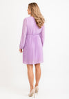 Seventy1 One Size Pleated Mini Dress, Lilac