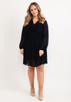 Seventy1 One Size Pleated Mini Dress, Navy
