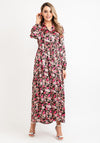 Seventy1 Floral Print Maxi Smock Dress, Pink Multi