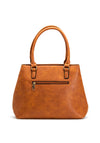 Zen Collection Studded Shopper Bag, Brown