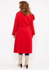 Seventy1 One Size Wrap Coat, Red