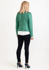 Seventy1 Faux Suede Biker Jacket, Green
