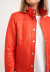 Seventy1 Faux Suede Short Jacket, Burnt Orange