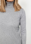 Seventy1 Fine Knit Roll Neck Sweater, Grey