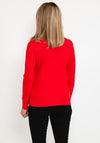 Seventy1 Fine Knit Roll Neck Sweater, Red