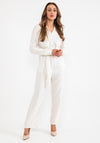 Seventy1 One Size Silk Blend Utility Jumpsuit, Cream