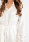 Seventy1 One Size Silk Blend Utility Jumpsuit, Cream