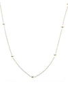 Absolute Pearl Beads Necklace, Silver