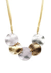 Seventy1 Multi Metal Disc Necklace, Multi