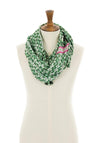 Zelly Abstract Stripe Scarf, Green