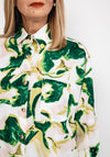Seventy1 Printed Long Oversize Tunic Shirt, Green Multi