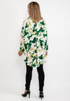 Seventy1 Printed Long Oversize Tunic Shirt, Green Multi