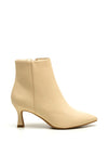 Zen Collection Pointed Toe Heeled Ankle Boots, Beige