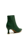 Zen Collection Pointed Toe Heeled Ankle Boots, Green