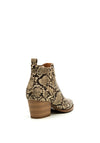 Zen Collection Snake Chelsea Boots, Beige