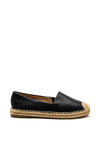Zen Collection Faux Leather Espadrille, Black