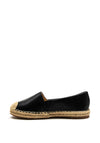Zen Collection Faux Leather Espadrille, Black
