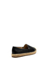 Zen Collection Faux Leather Espadrille, Black