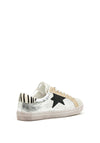 Zen Collection Metallic Star Trainers, Silver