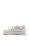 Zen Collection Gold Stud Detail Trainer, White