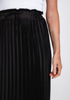 The Serafina Collection One Size Pleat Skirt, Black
