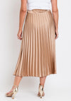 The Serafina Collection One Size Pleat Skirt, Gold