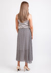 Seventy1 One Size Pleated Maxi Skirt, Print Multi
