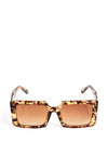 The Sofia Collection Rectangular Sunglasses, Tortoise Shell