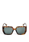 The Sofia Collection Oversized Sunglasses, Brown