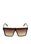 The Sofia Collection Retro Squared Sunglasses, Tortoise Shell