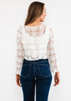 Seventy1 Crochet Patchwork Cardigan, White