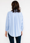 Seventy1 Silk Look Relaxed Shirt, Powder Blue
