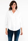 Seventy1 Silk Look Relaxed Shirt, White