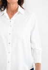 Seventy1 Silk Look Relaxed Shirt, White