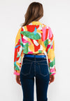 Seventy1 Knot Waist Crop Shirt, Multi