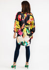 Seventy1 One Size Printed Tunic Top, Black Multi