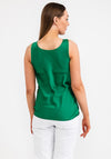 Seventy1 One Size Cowl Neck Satin Top, Green