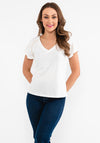 Seventy1 Crochet Back T-Shirt, White