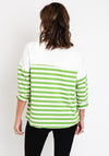 The Serafina Collection One Size Batwing Top, Green
