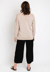 Serafina Collection One Size Fine Knit Sweater, Gold