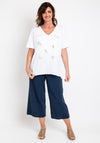 The Serafina Collection One Size Oversized Graphic T-Shirt, White