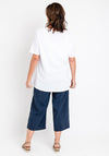 The Serafina Collection One Size Oversized Graphic T-Shirt, White